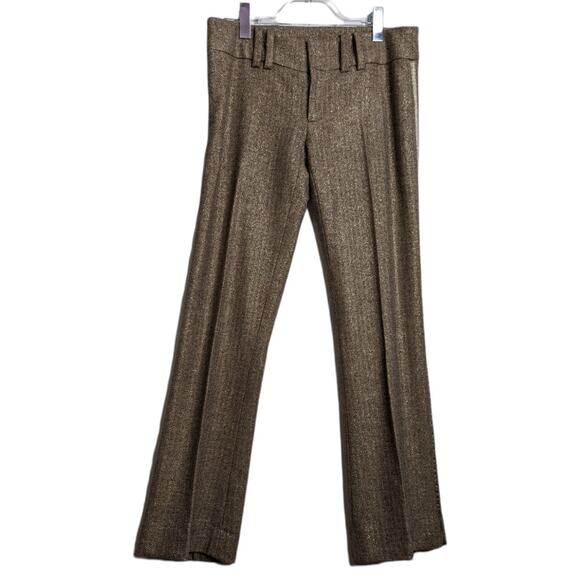 Laundry by Shelli Segal Vintage 90's Evening Suit Tweed Gold Metallic Size 8 NWT - Picture 5 of 13